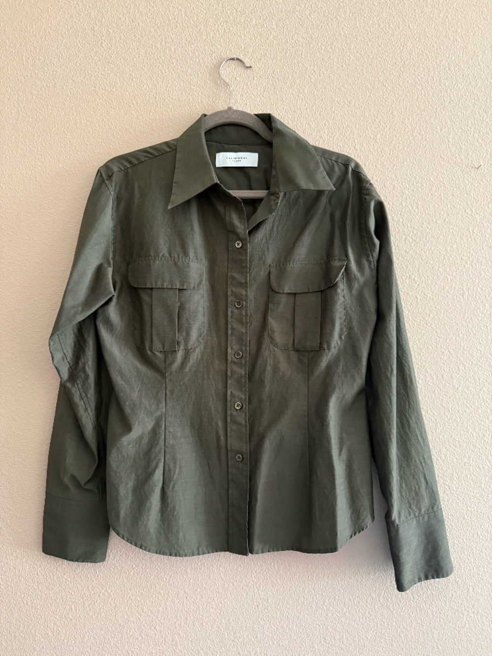 Women's Button Down, Long Sleeve Shirt, Size 10